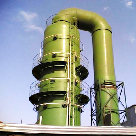 Waste gas treatment