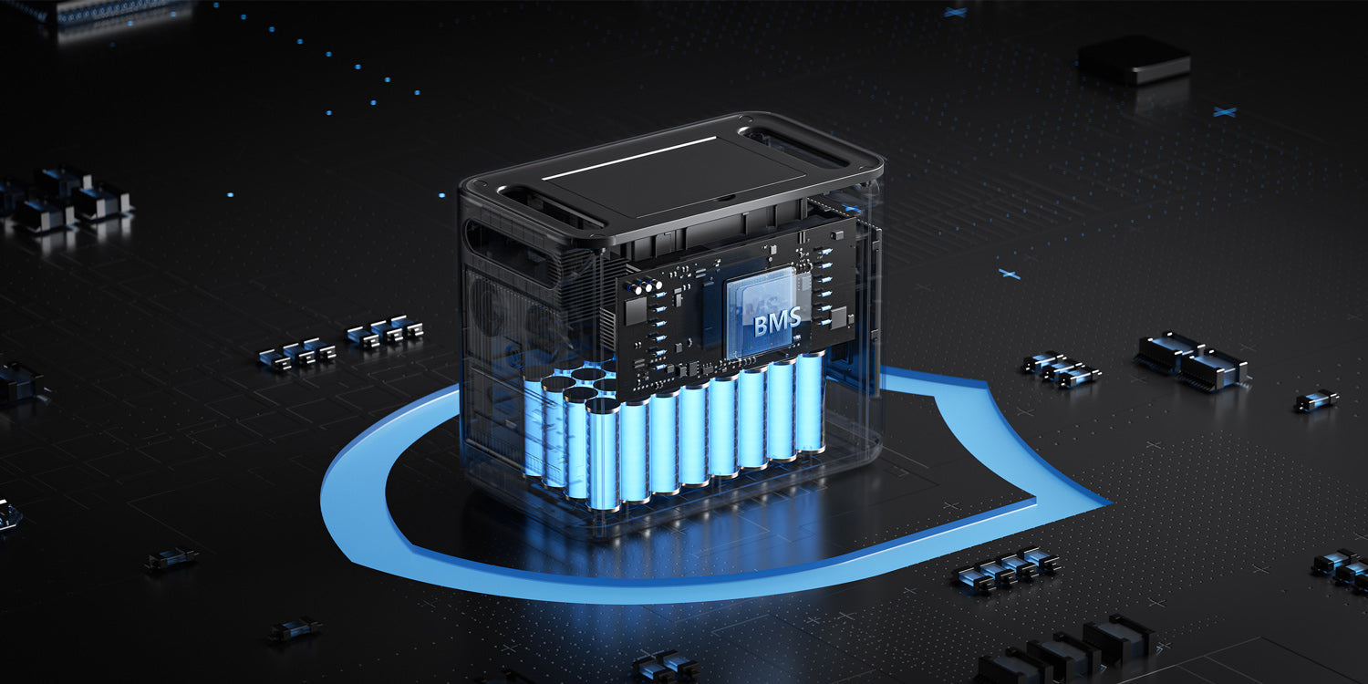 The Aferiy P110 power station features an advanced battery management system (BMS)