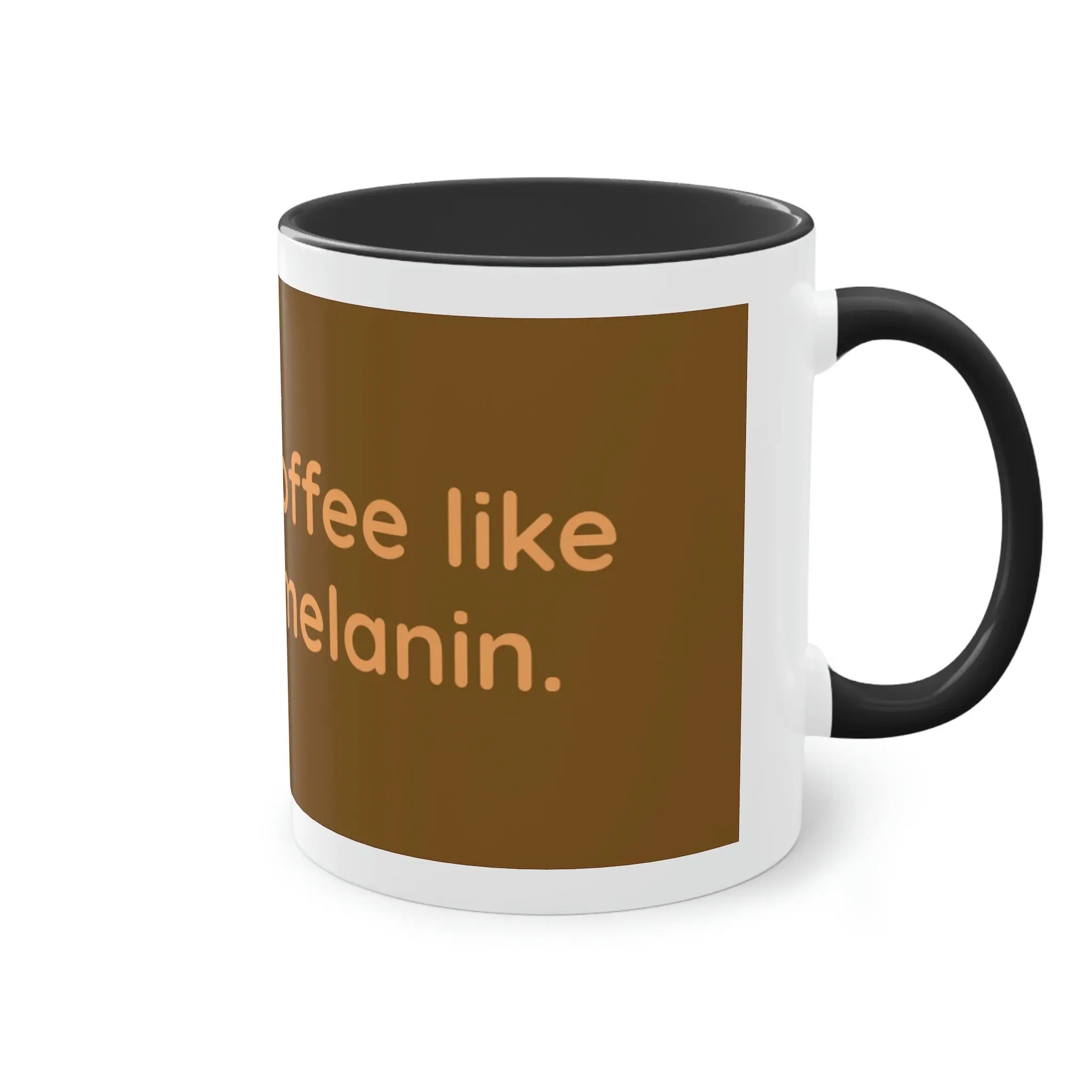 Melanin Two-Tone Coffee Mug, 11oz