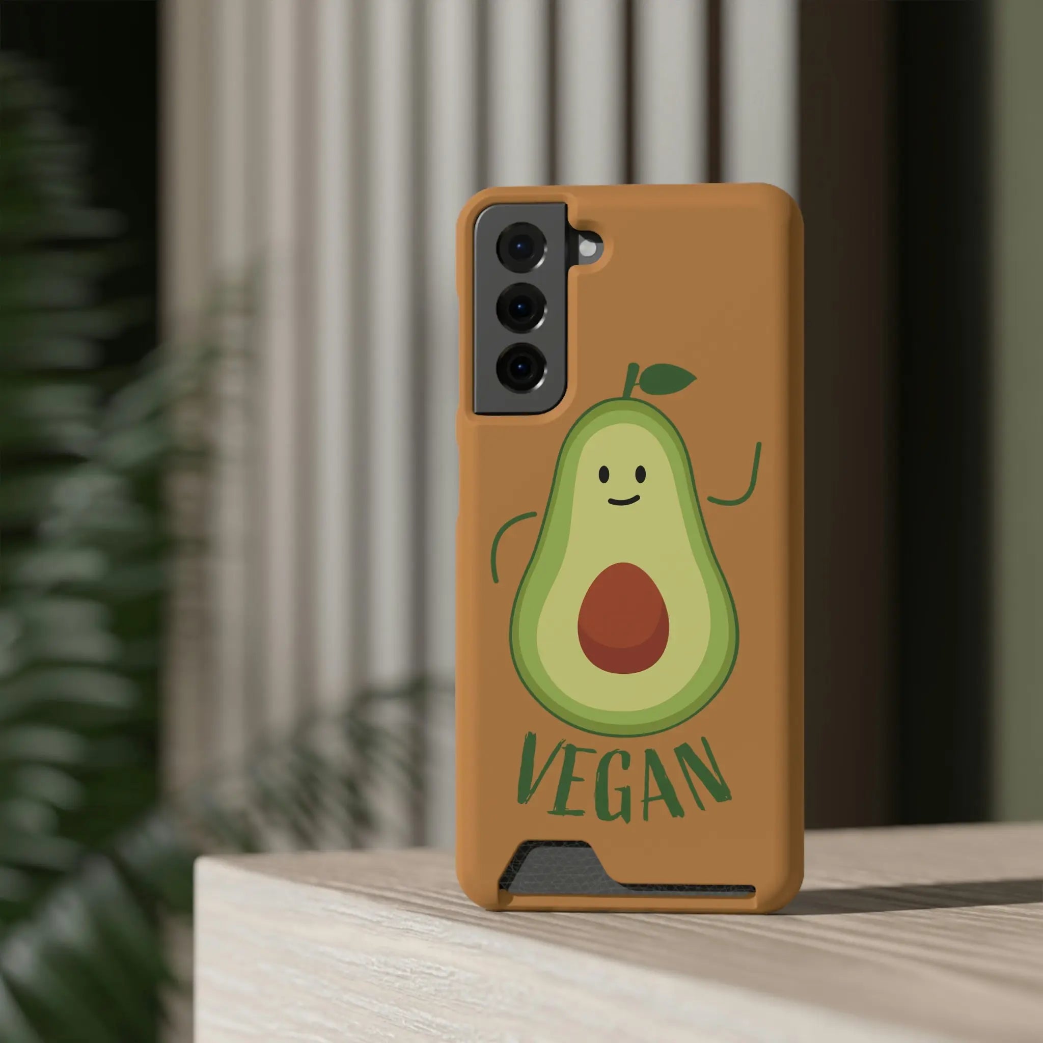 Phone Case With Card Holder - Vegan