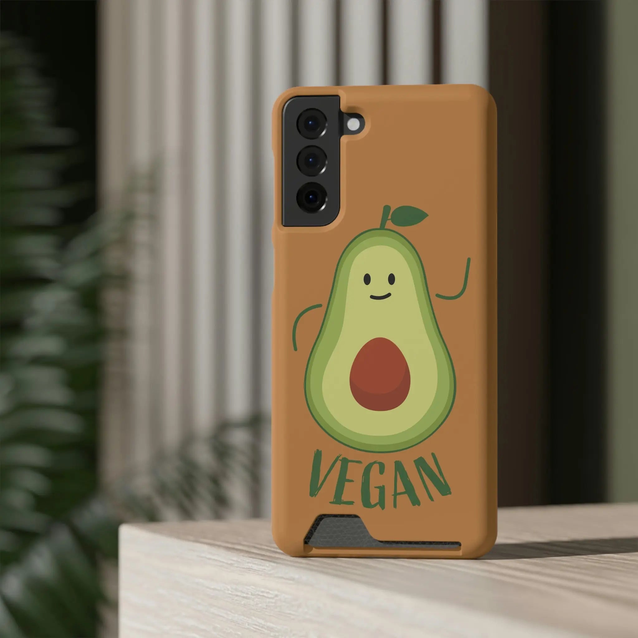 Phone Case With Card Holder - Vegan