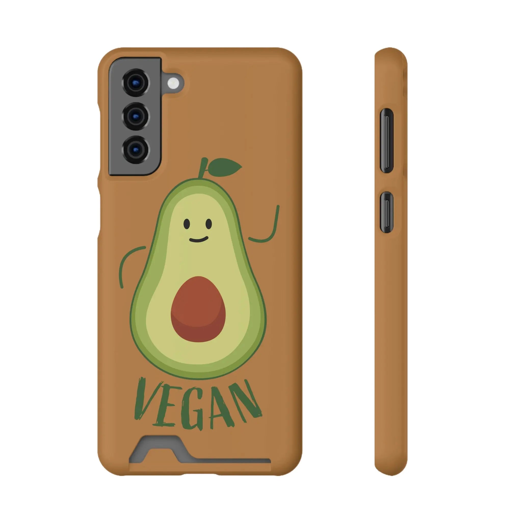 Phone Case With Card Holder - Vegan
