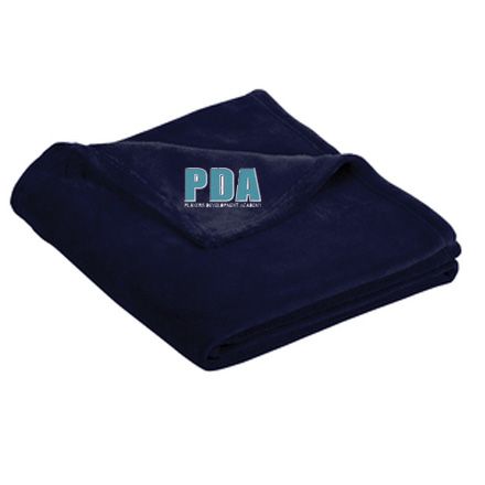 PDA Ultra Plush Blanket (Navy)