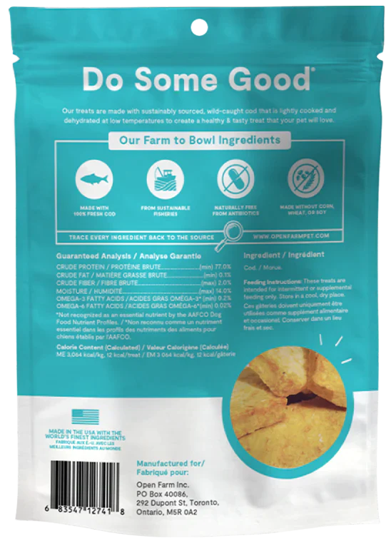 Open Farm Dehydrated Cod Fish Treats