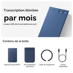 PLAUD Note et 2 abonnement annuel à l’IA Plan annuel illimité
