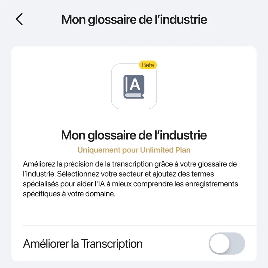 Abonnement annuel illimité PLAUD AI