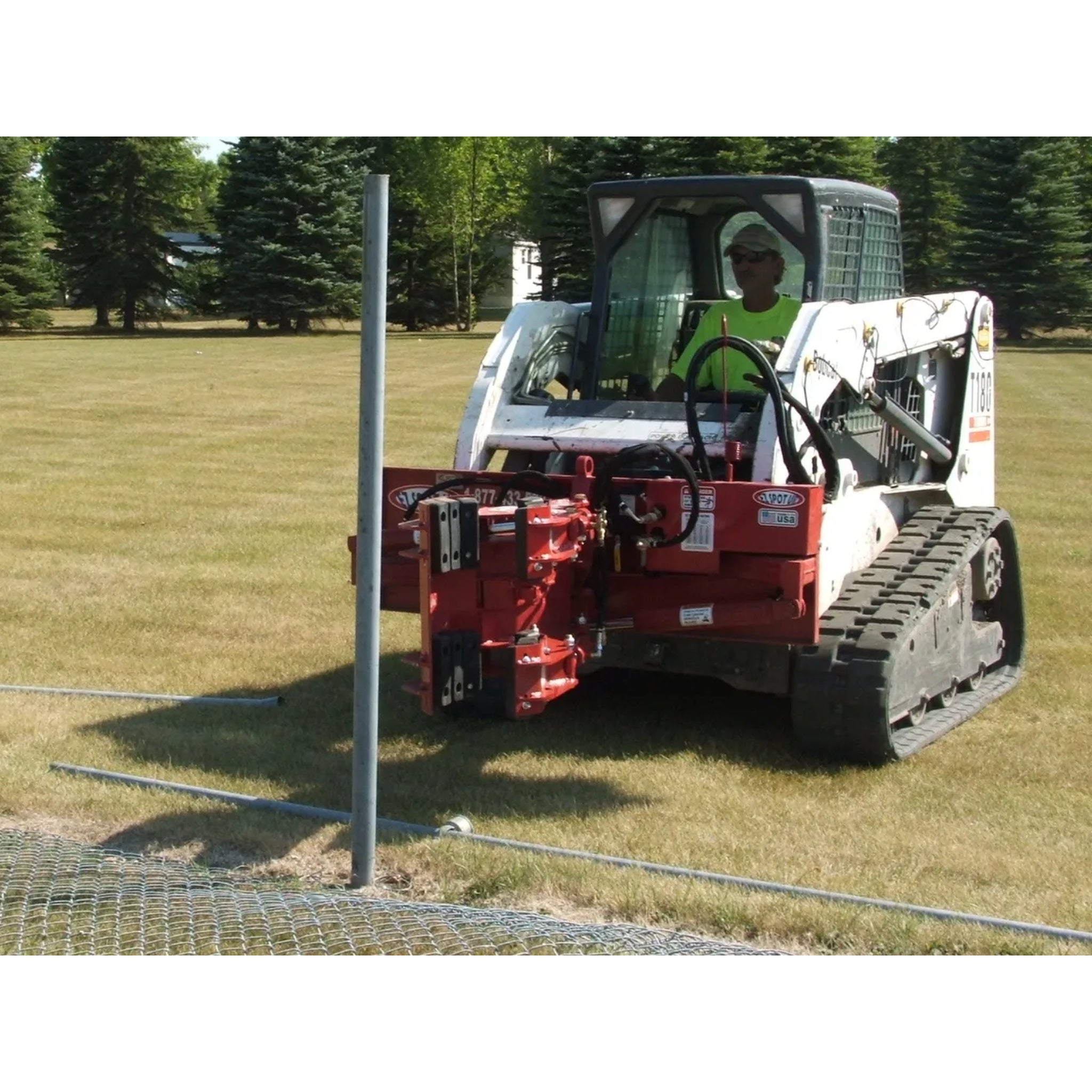 EZ SPOT UR Skid Steer Double Pole Claw