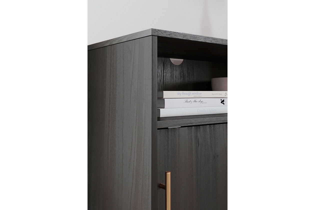 Brymont Dark Gray Accent Cabinet