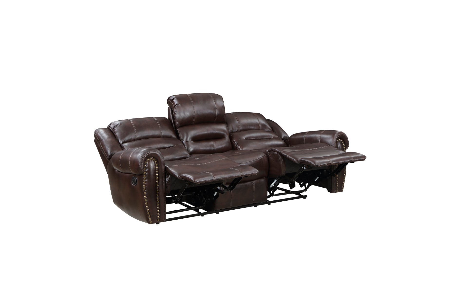 Center Hill Brown Reclining Living Room Set