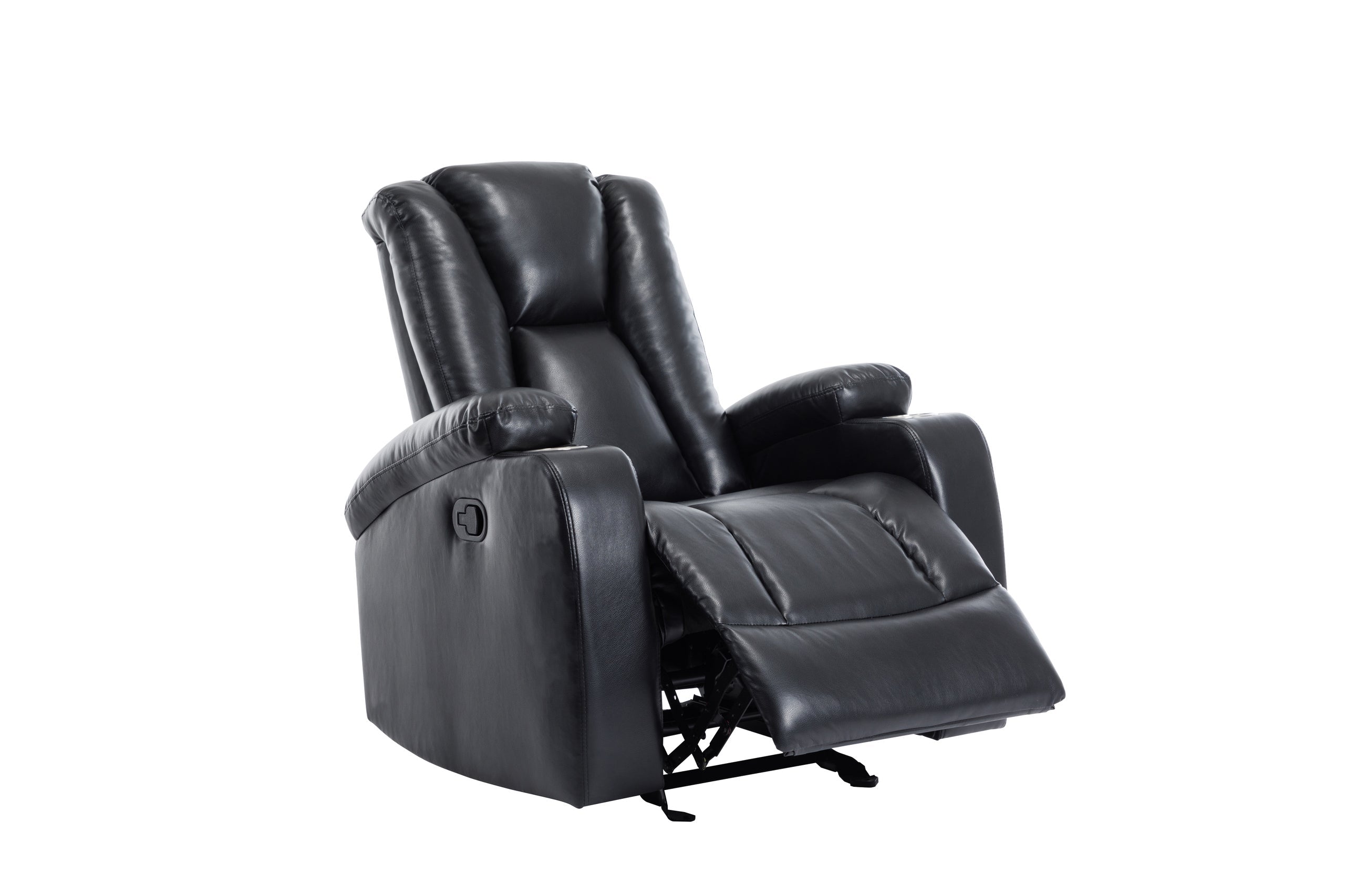 Noah Black 3-Piece Reclining Living Room Set