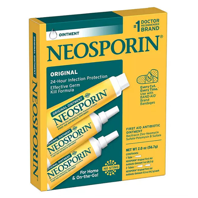 Neosporin Original Ointment (1 oz. tube + .5 oz. tube, 2 pk.)