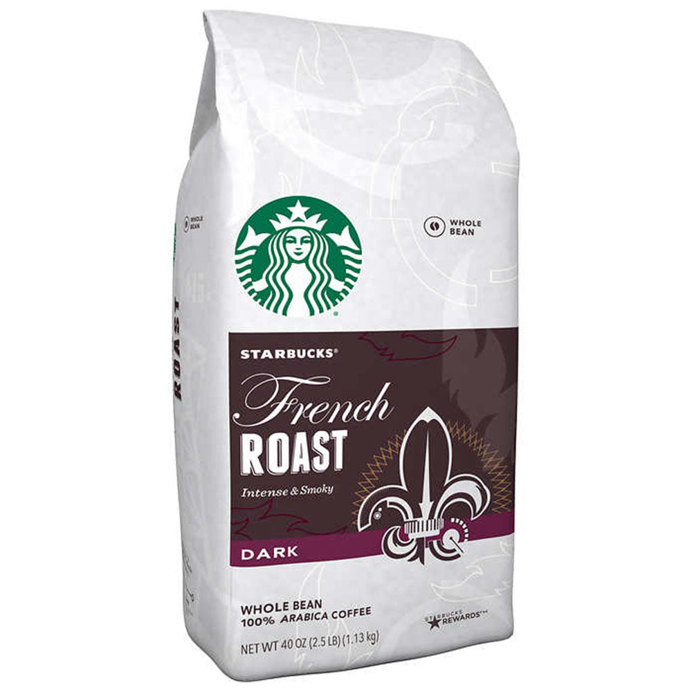 Starbucks French Dark Roast Whole Bean 100% Arabica Coffee 1.13 Kg (40 oz.)