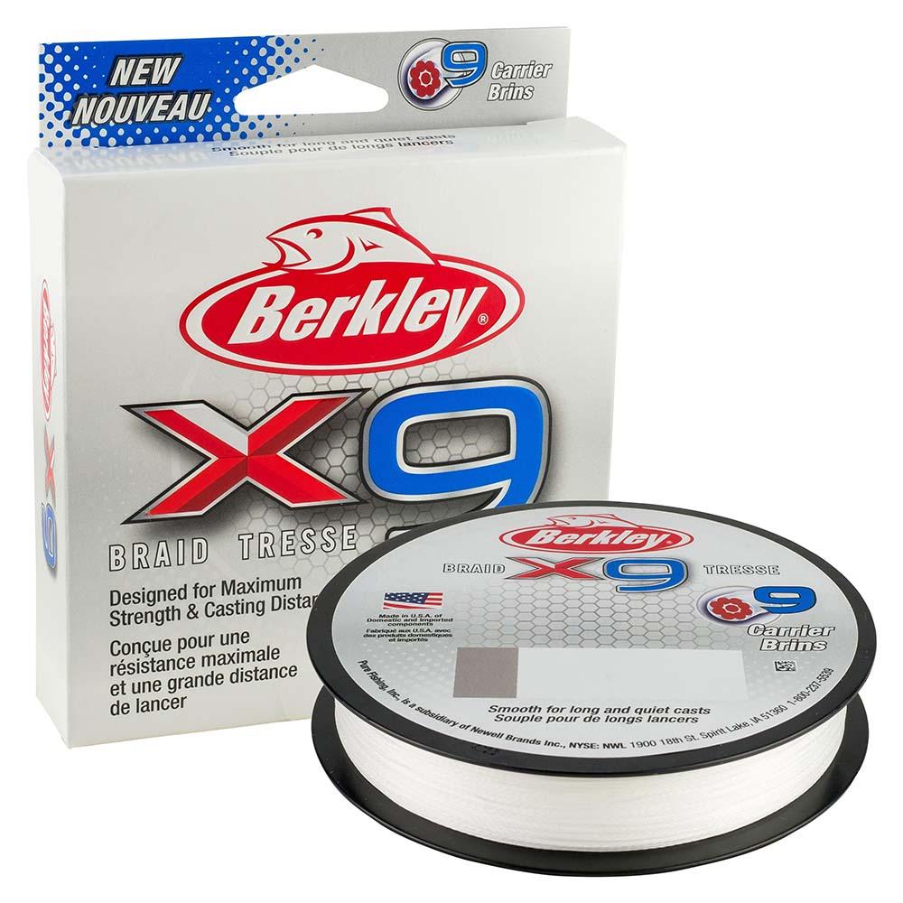 Berkley x9 Braid Crystal - 100lb - 164 yds - X9BFS100-CY