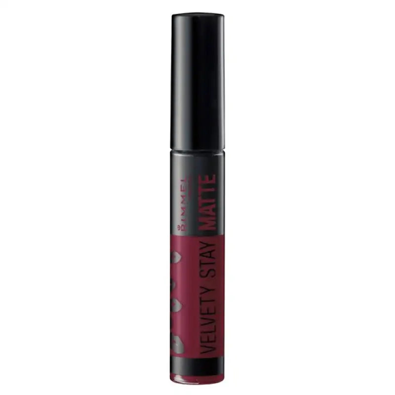 Rimmel Velveti Stay Matt 010 True Burgundy 6ml - Lipstick Brands Made In Japan
