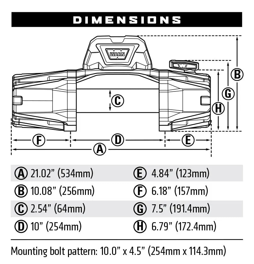 Warn VR EVO 10 WINCH