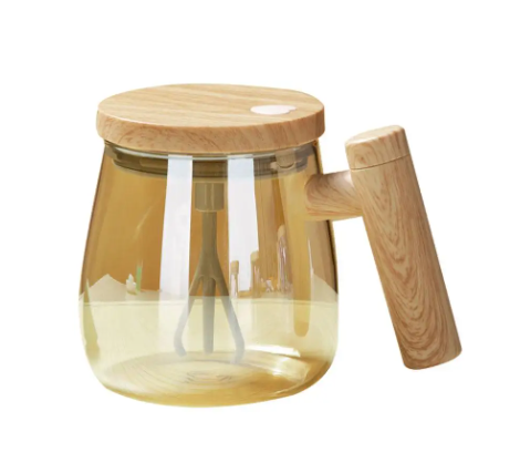 Self Stirring Coffee Mug, Glass Electric Self Mixing Cup