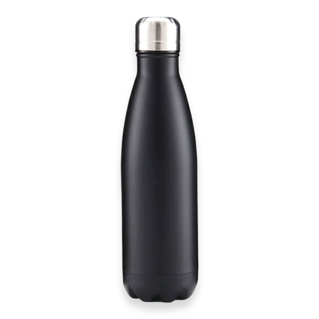 Black Stainless Steel Vacuum Water Bottle