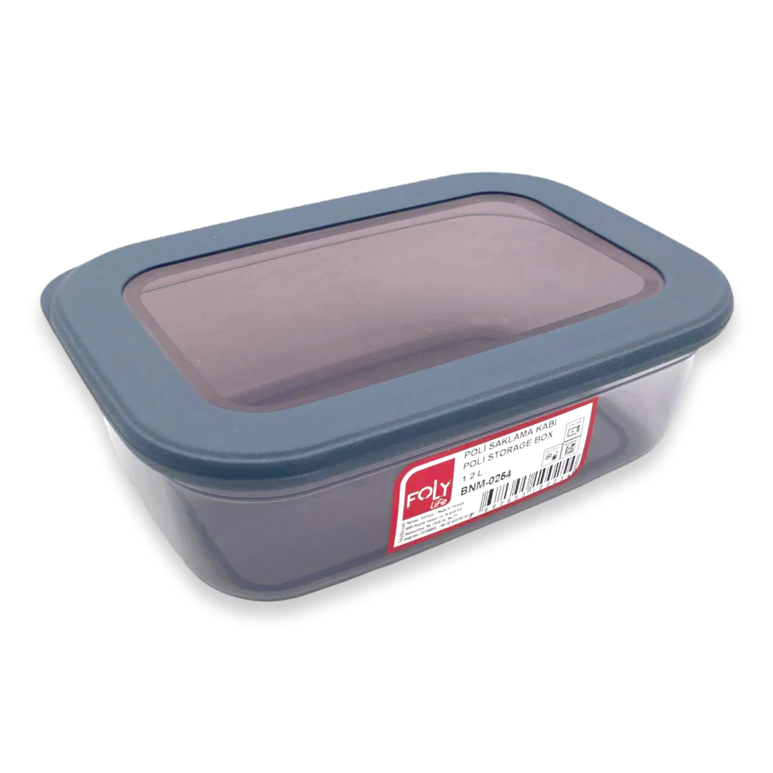 Poli Food Storage Box with Silicon Rim Cover