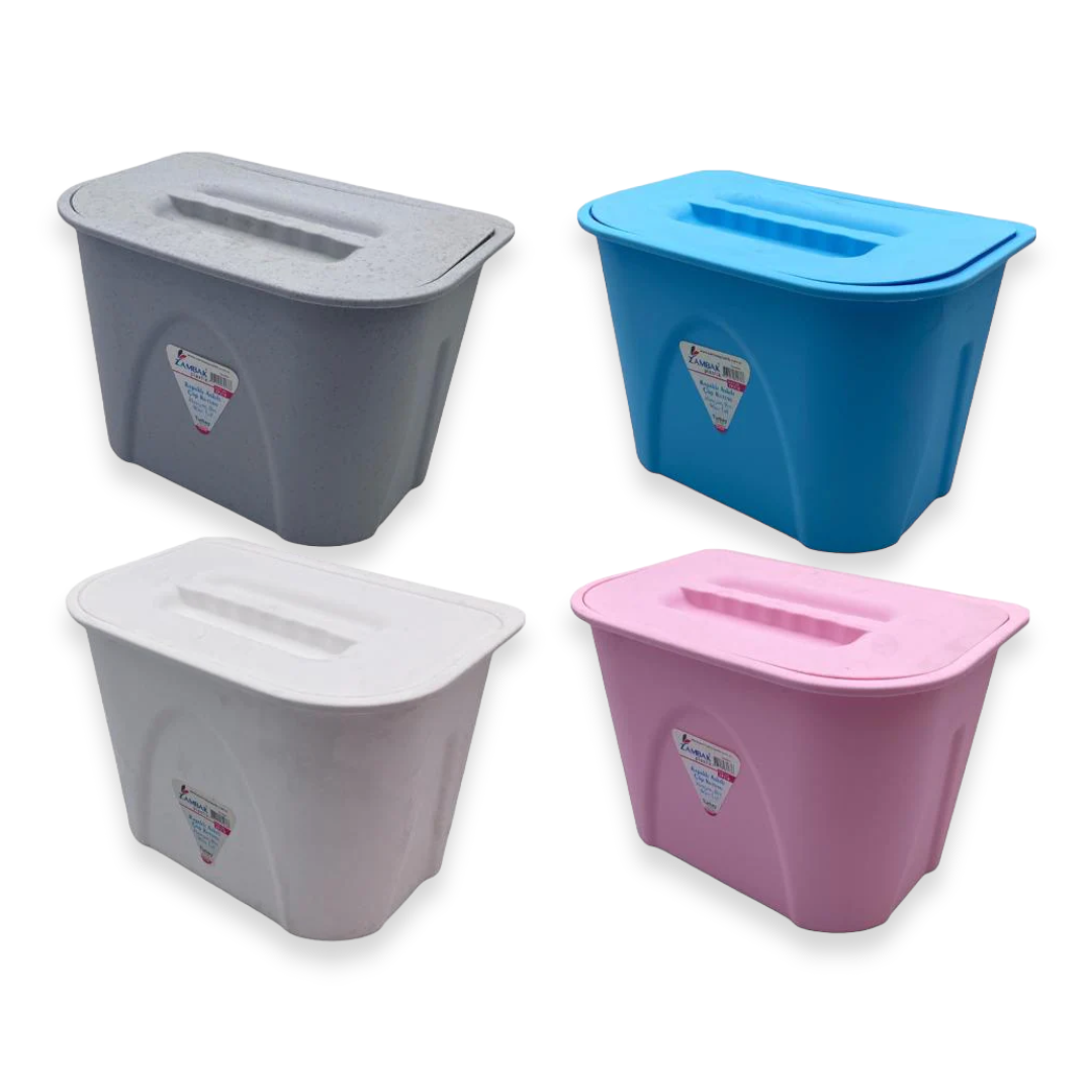 Hanging bin with cover- 6 Lt