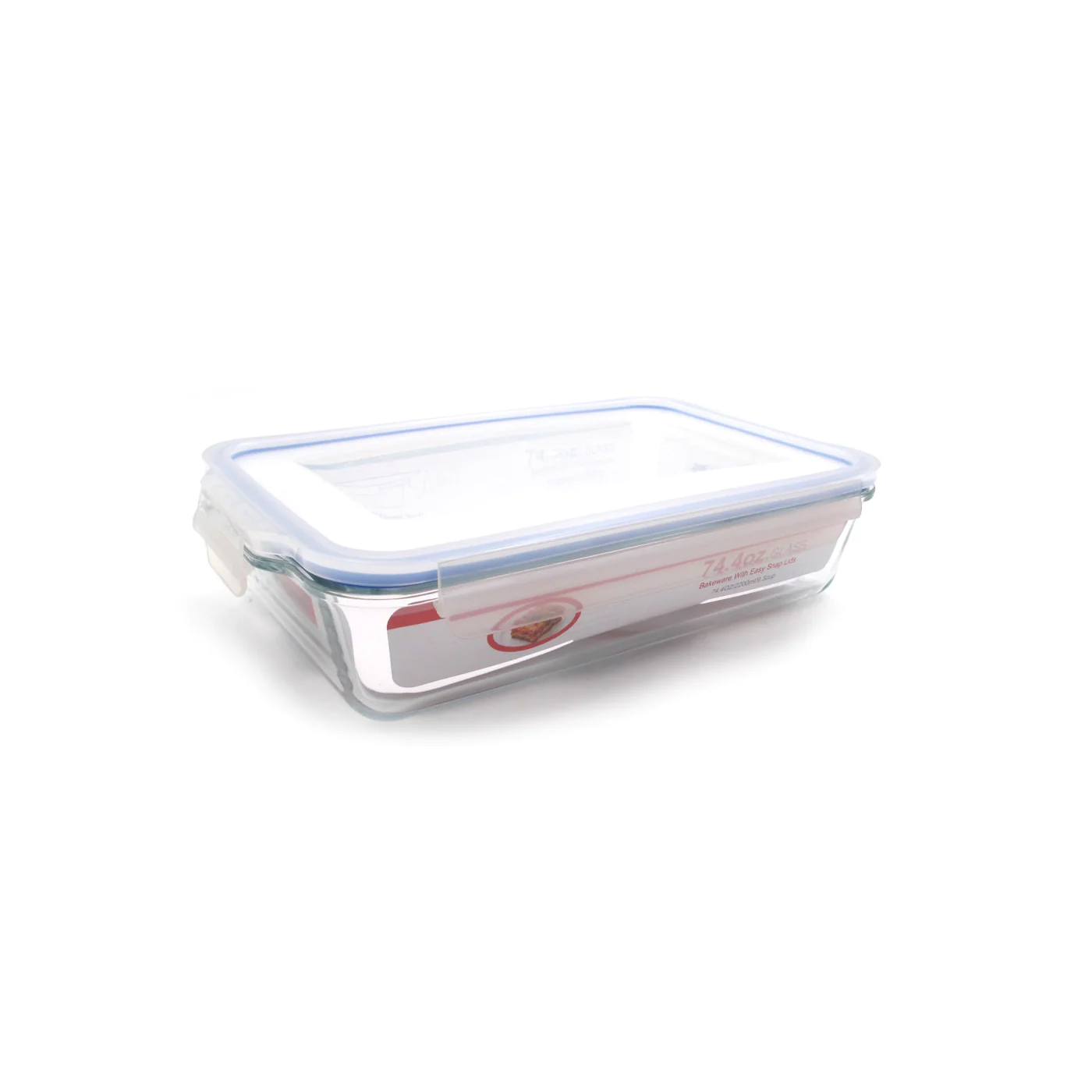 Heat Resistant Glass Storage Container; 2.2 lt