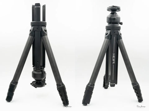 HEIPI 3-in-1 compact and lightweight travel tripod