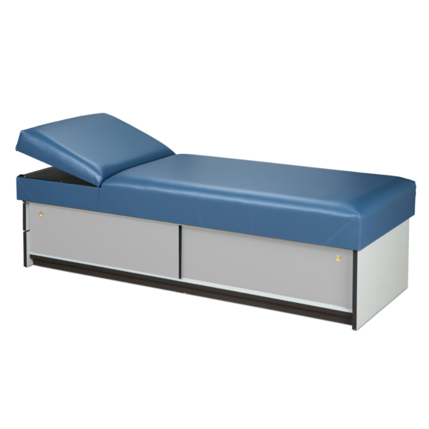 Couch with Sliding Doors with Adjustable Pillow Wedge