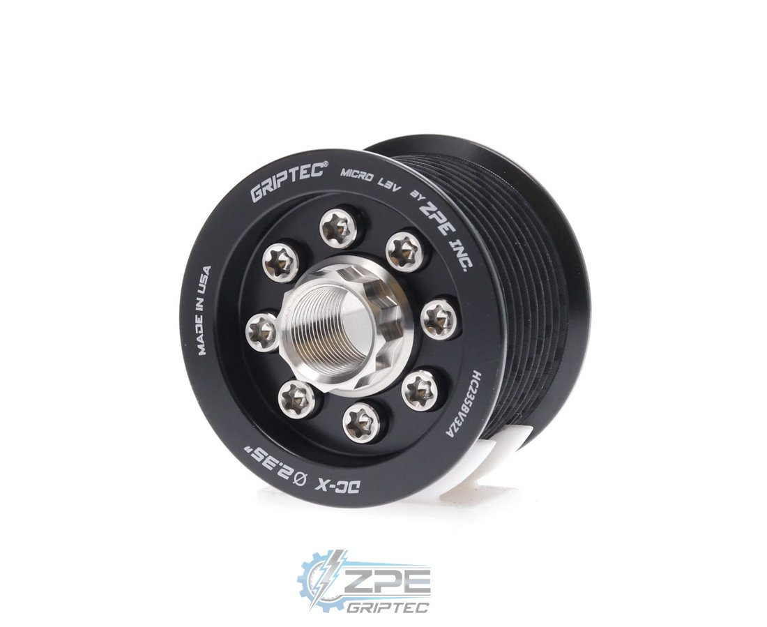 ZPE GripTec 2pc HellCat Black Pulley & Hub Kit