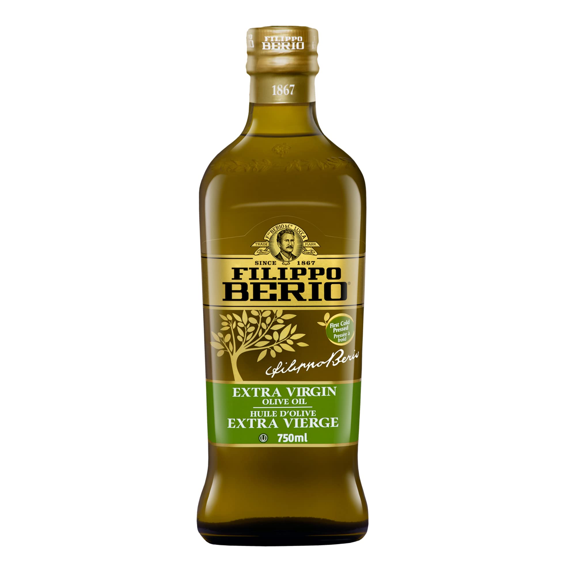 Filippo Berio Extra Virgin Olive Oil 100% - 12 Packs, 500Ml Each