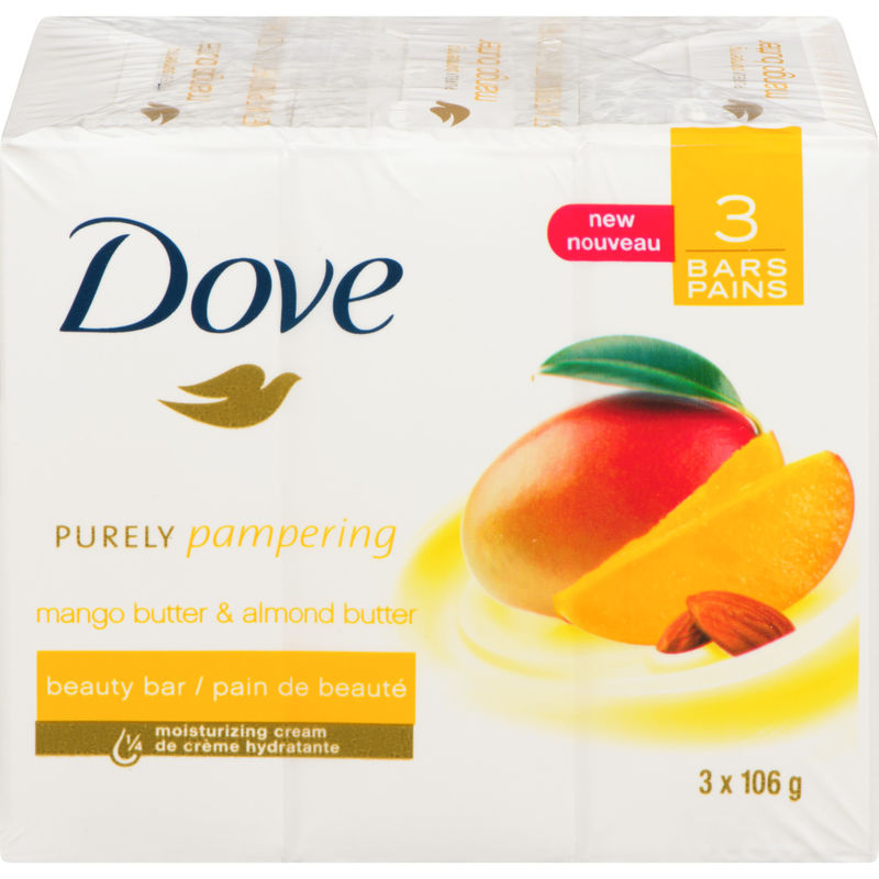 Dove Bar Soap Mango Butter - 24 Bars, 212G Each