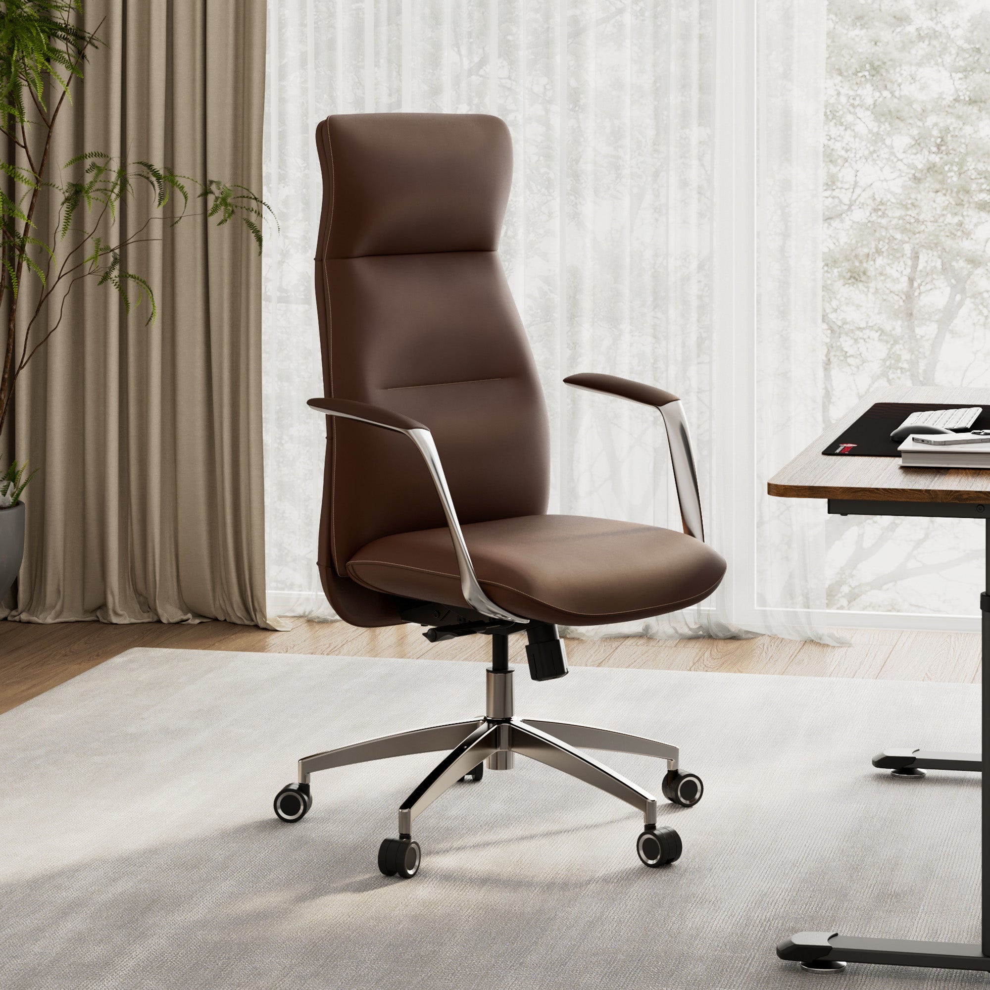 ROYAL - SLIM, Executive Leather Office Chair