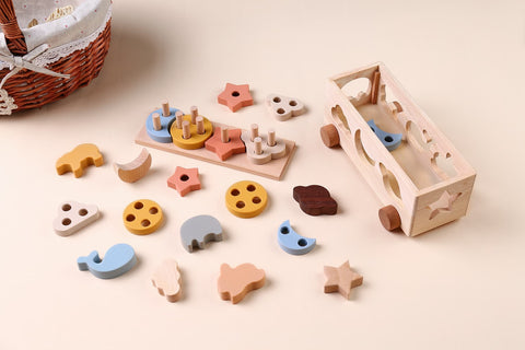 Dream Bus - Poco Wooden Toys - Montessori Education Toys