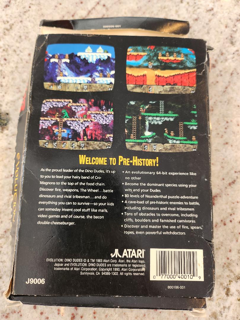 Evolution: Dino Dudes Atari Jaquar