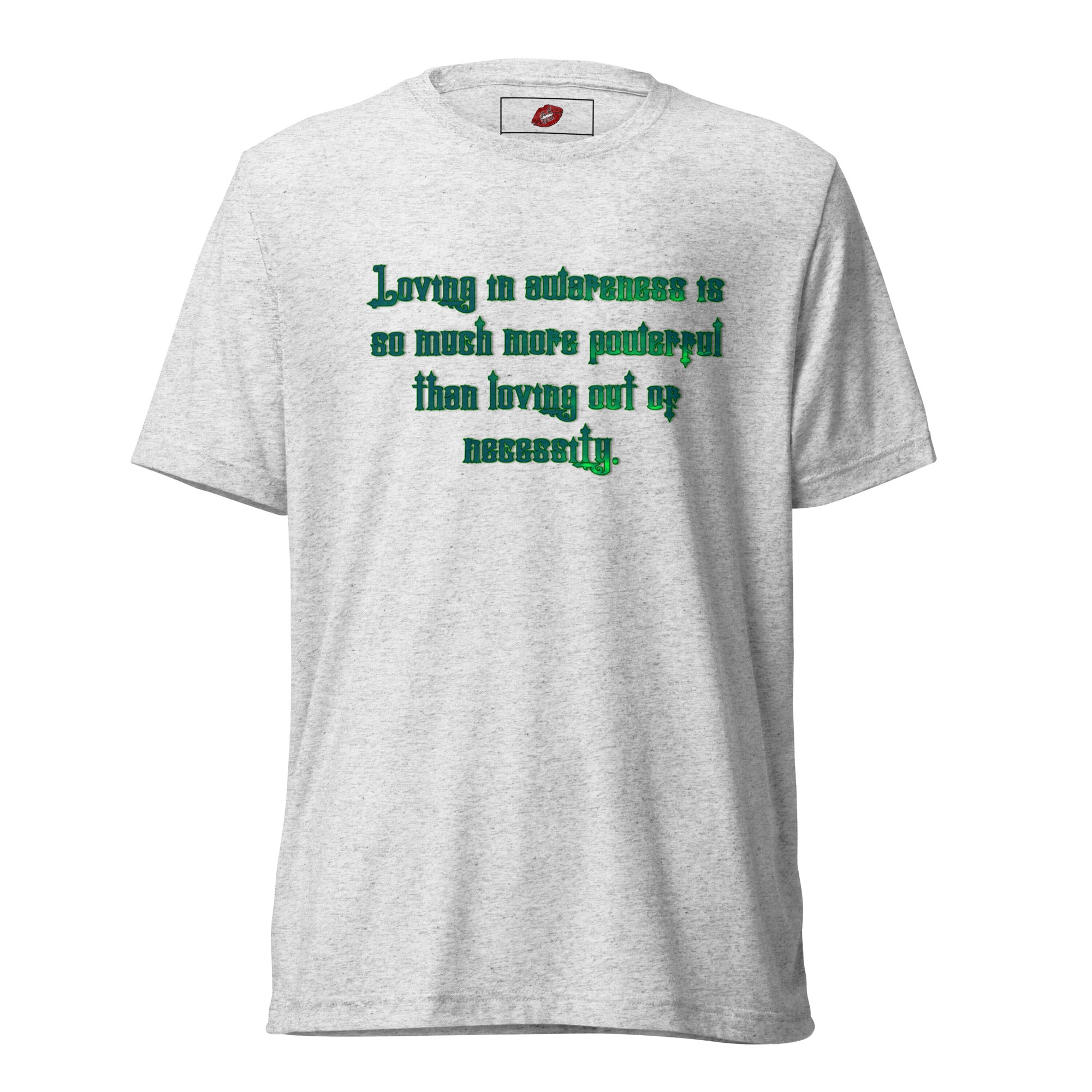 Loving In Awareness Tri-blend Unisex Short Sleeve T-shirt