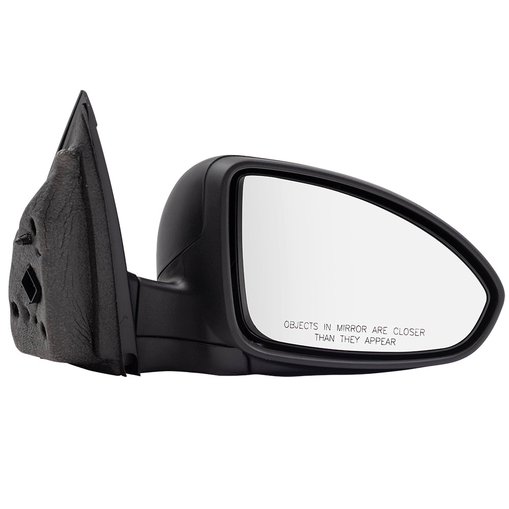 Brock Replacement Driver and Passenger Set Power Side Door Mirrors Textured Black Compatible with 11-15 Cruze 16 Cruze Limited