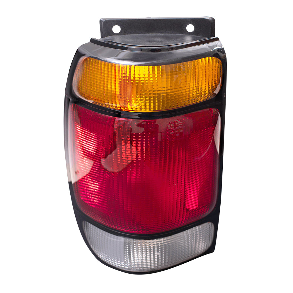 Brock Aftermarket Replacement Driver Left Combination Tail Light Unit Compatible with 1995-1997 Ford Explorer