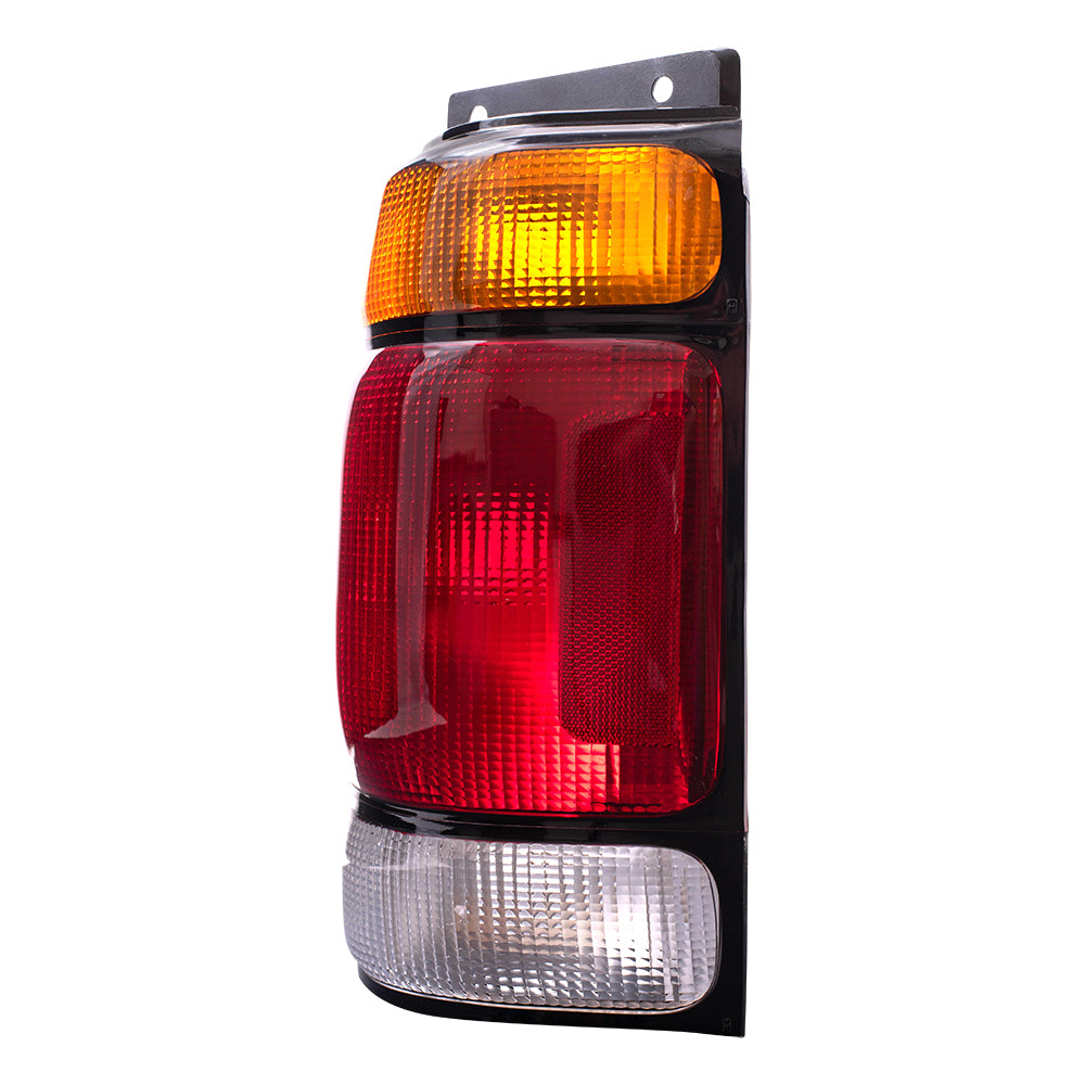 Brock Aftermarket Replacement Driver Left Combination Tail Light Unit Compatible with 1995-1997 Ford Explorer