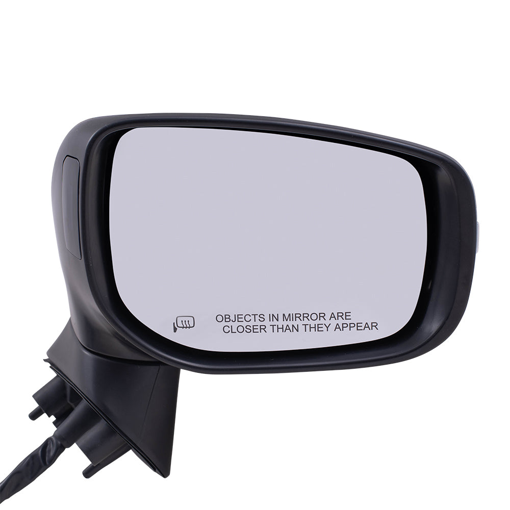 Brock Replacement Set Driver and Passenger Power Side Mirrors Heated Signal Blind Spot Detection Compatible with 2018-2019 Outback Legacy