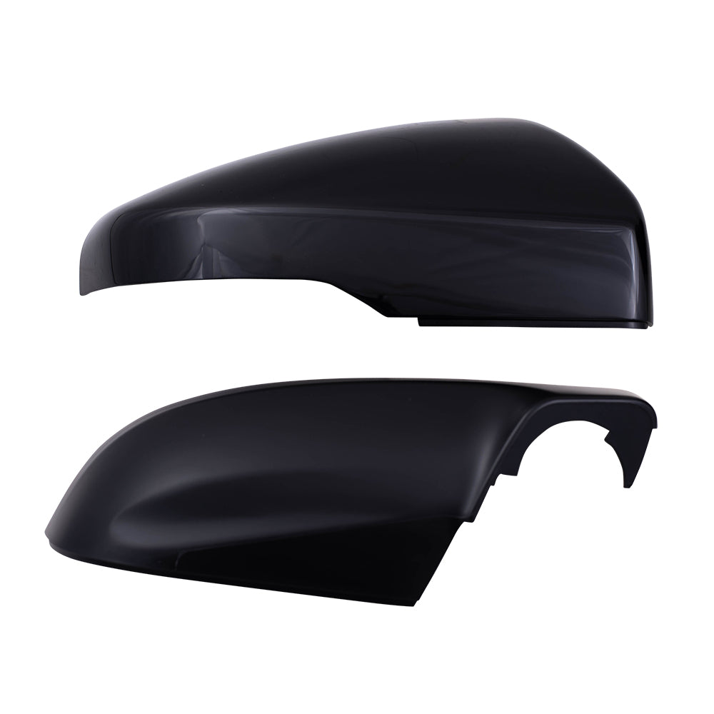 Brock Replacement Set Driver and Passenger Power Side Mirrors Heated Signal Blind Spot Detection Compatible with 2018-2019 Outback Legacy