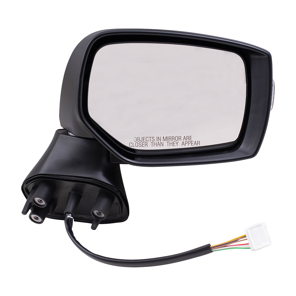 Brock Replacement Driver and Passenger Side Power Mirrors with Paint to Match Black Covers, Heat and Signal Compatible with 2015-2017 Outback & 2015-2017 Legacy