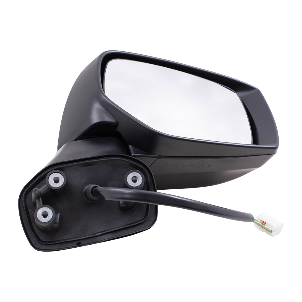 Brock Replacement Driver and Passenger Side Power Mirrors with Paint to Match Black Covers, Heat and Signal Compatible with 2015-2017 Outback & 2015-2017 Legacy