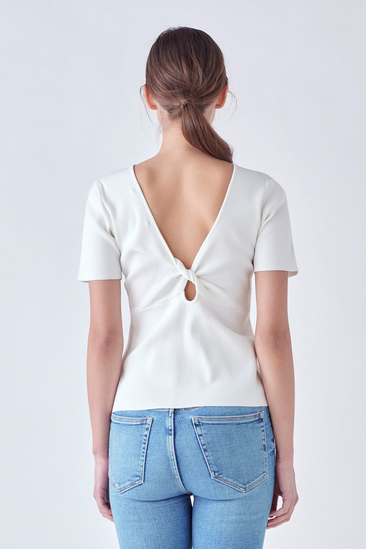 Knot Det Knit Top