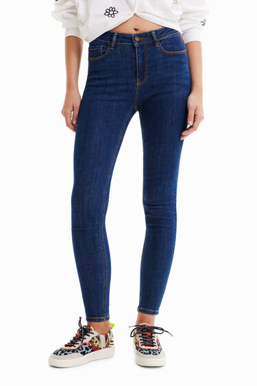 Skinny ankle-grazer jeans