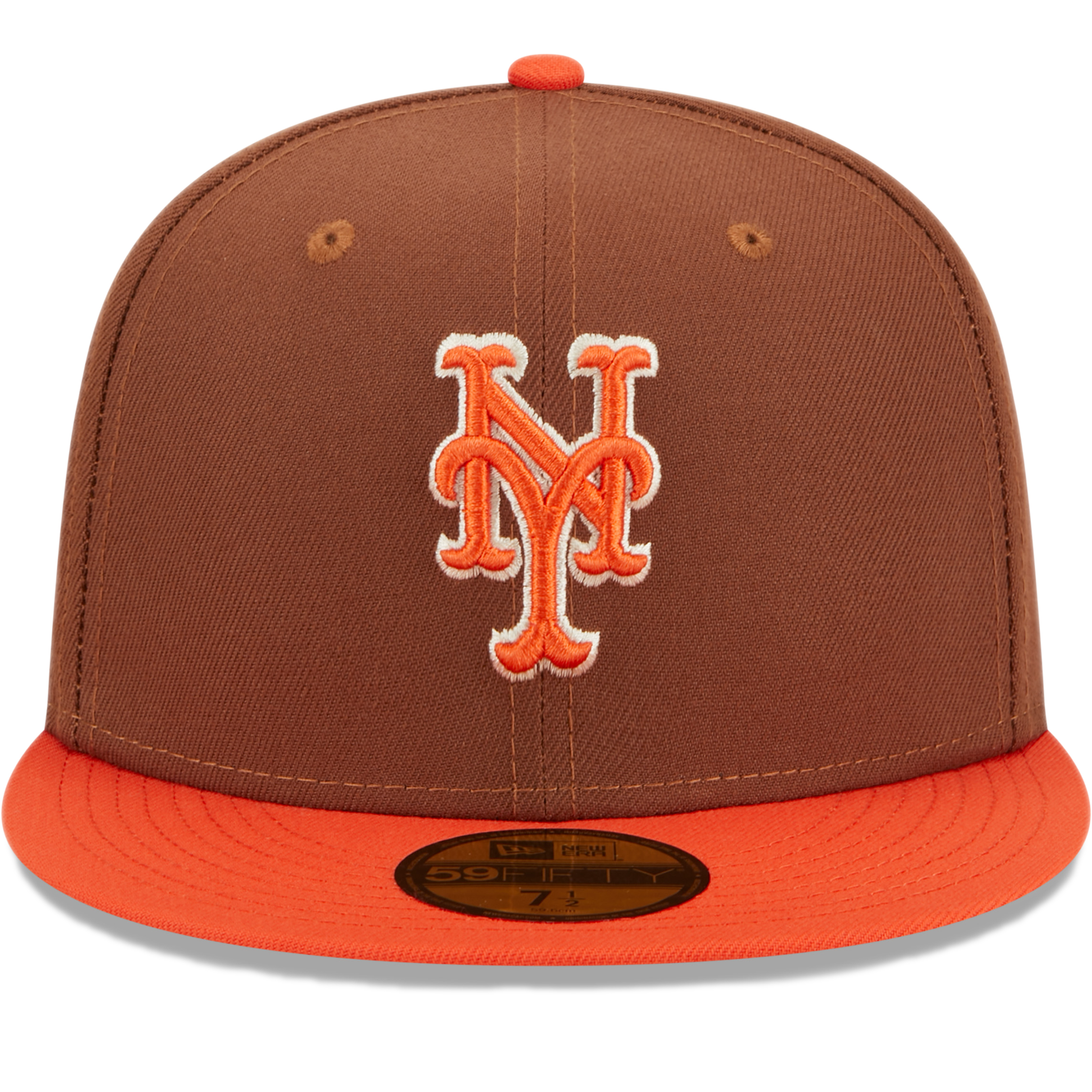 New Era New York Yankees 59FIFTY Fitted Hat - Brown/ Orange