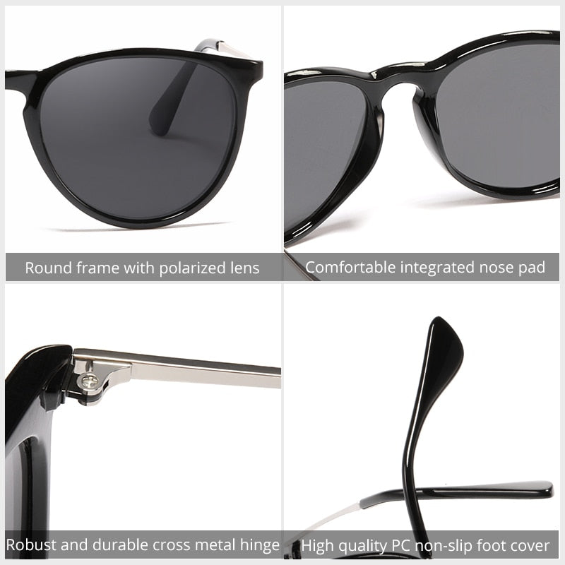 Kdeam Cat Eye Sunglasses Polarized UV Protection (6 Styles)