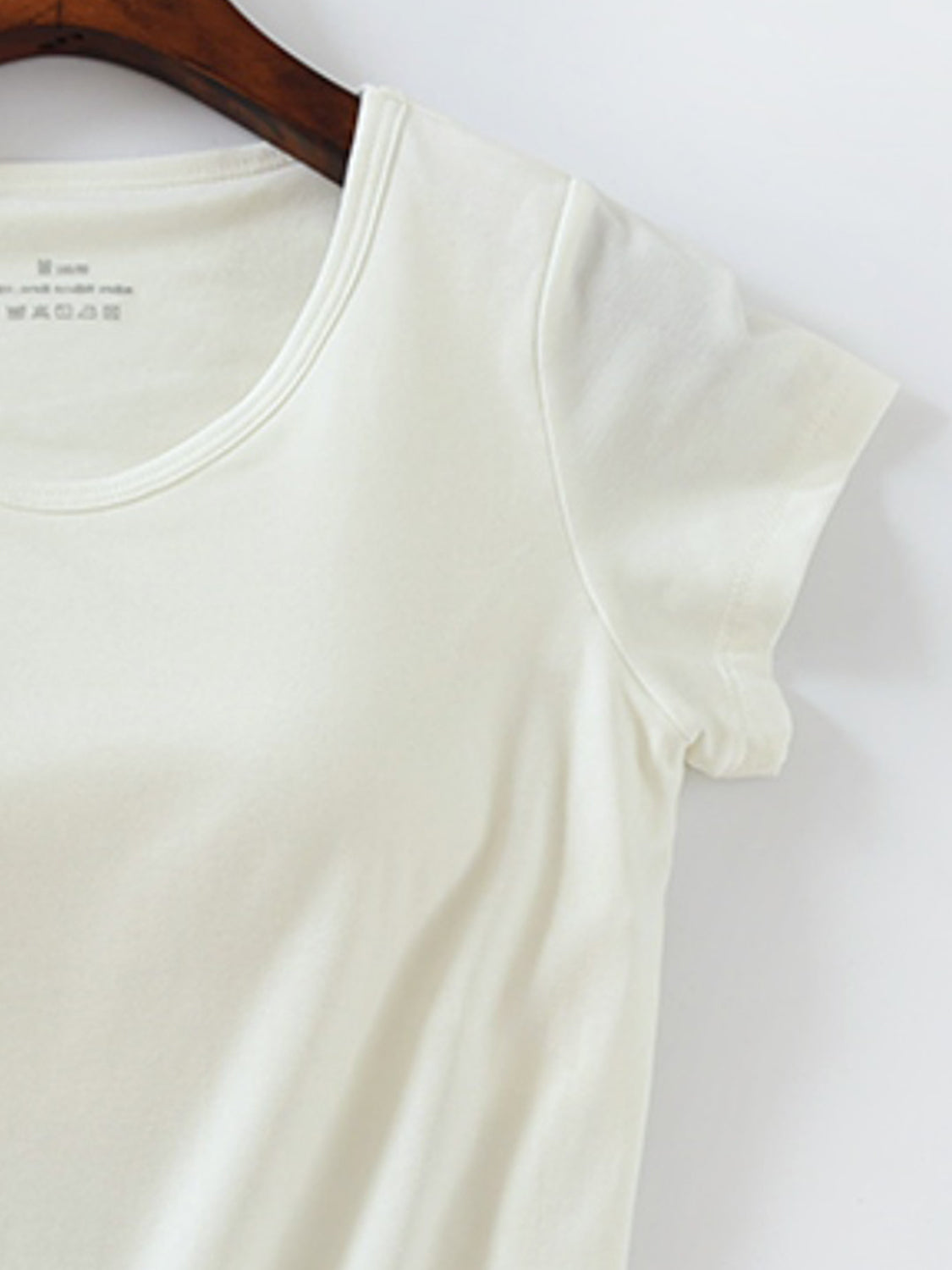 Styletrendy Round Neck Short Sleeve T-Shirt