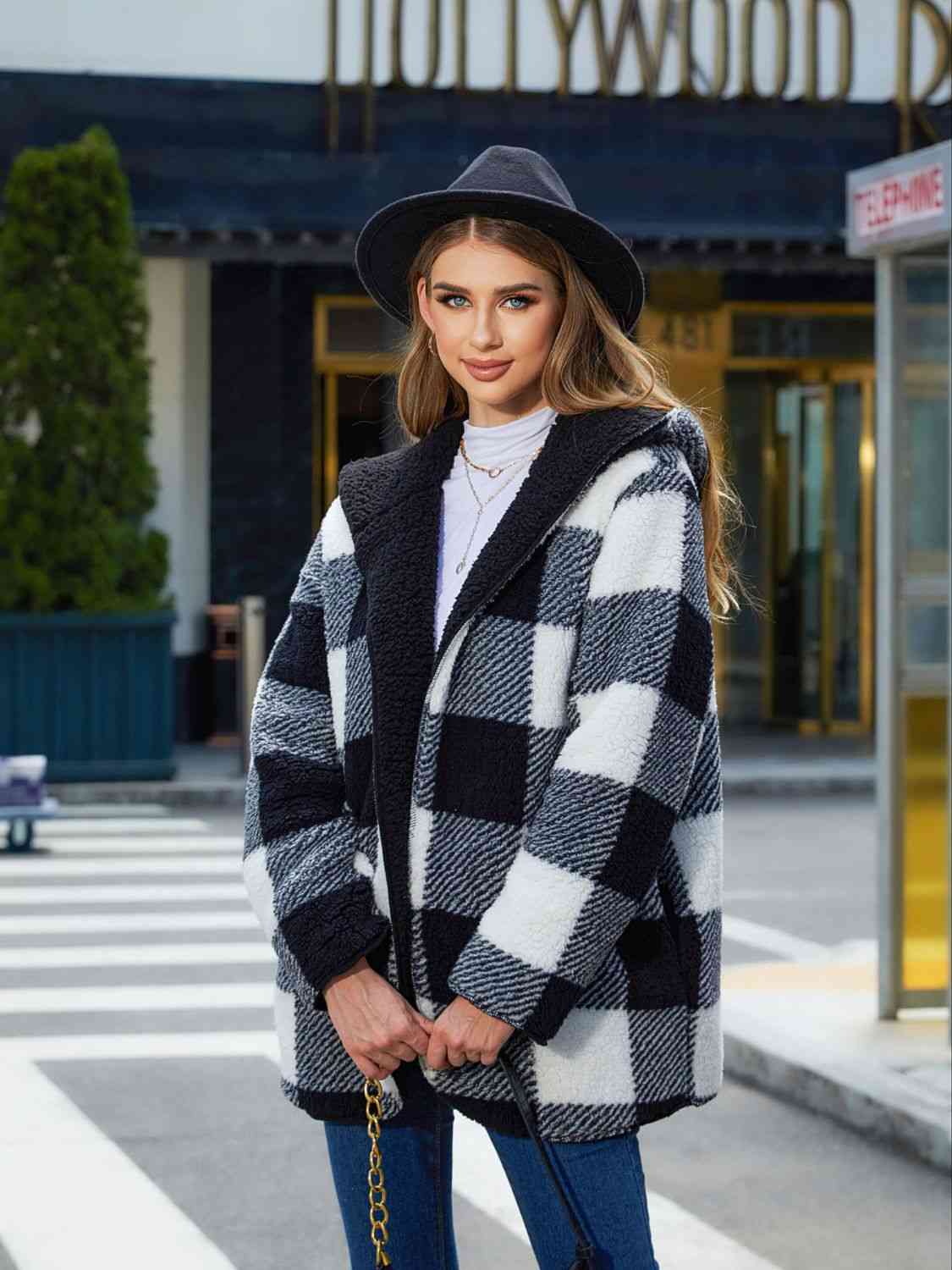 Styletrendy Two-Side Wear Hooded Coat