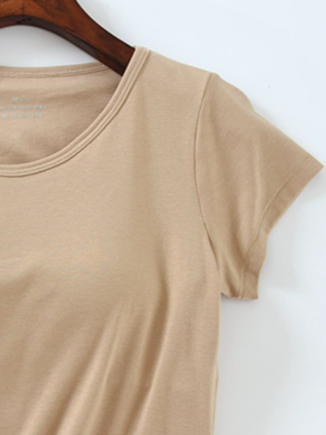 Styletrendy Round Neck Short Sleeve T-Shirt