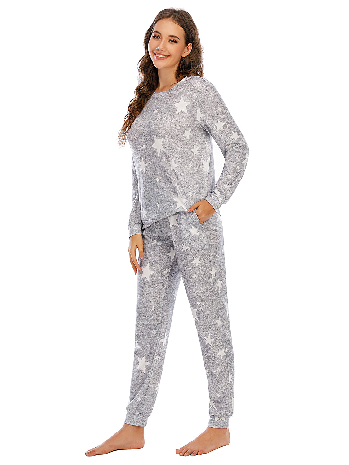 Styletrendy Star Top and Pants Lounge Set