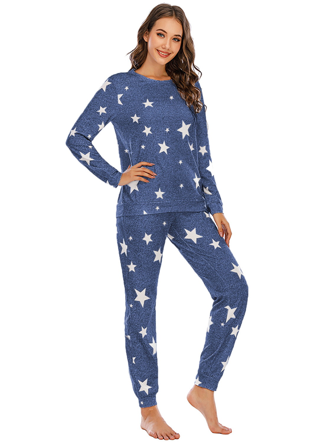 Styletrendy Star Top and Pants Lounge Set