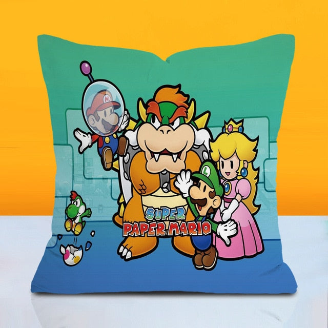 Super Mario Bros Pillow with Cover